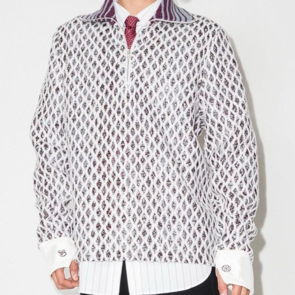 dover street market x namesak3 half-zip sweater